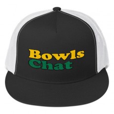 Five Panel Trucker Cap with Embroidered BowlsChat Name